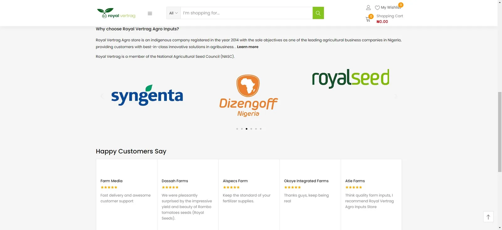 Royal Vertrag partner brands and customer reviews